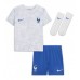 Cheap France Raphael Varane #4 Away Football Kit Children World Cup 2022 Short Sleeve (+ pants)